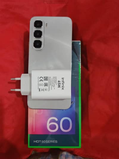 infinix hot 60i Ram 6+6 room 128