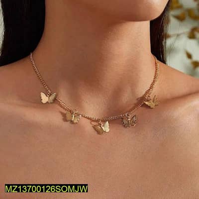 Golden Butterfly Chain Necklace