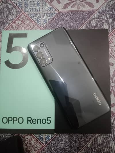 oppo Reno 5. . 8/128. complete accessories.