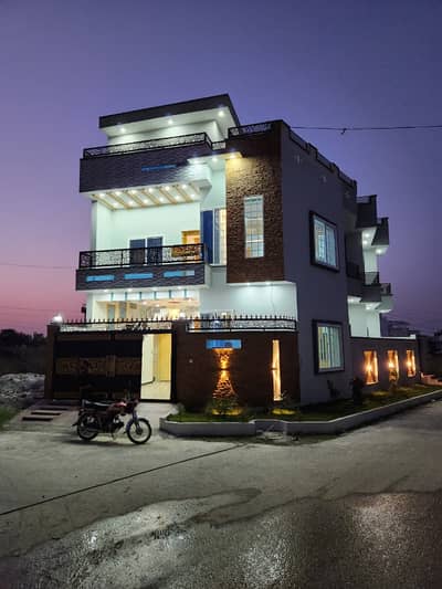 6.6 Marla Corner Double Story House For Sale In New City Phase 2 Wah Cantt