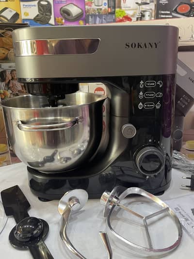 Stand Mixer Dough Maker Sokany Brand 5 Liter Size Bowl