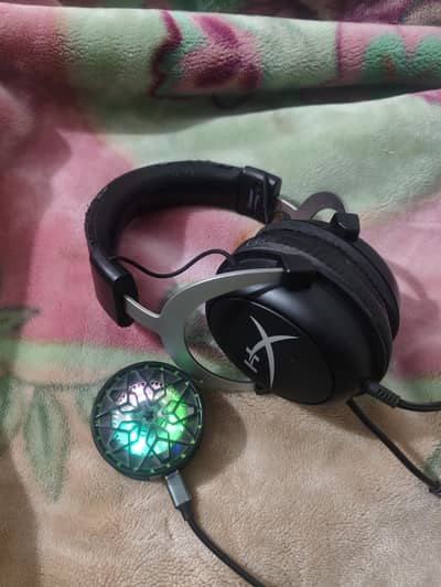 Hyper X Cloud 2 Headphone U GREEN SPLIPTER ORGINAL COLING FAN