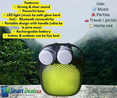 Bluetooth LED Speaker for Sale | Clear Sound & Heavy Bass
