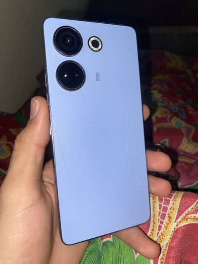 Tecno camon 20 LED screen finger