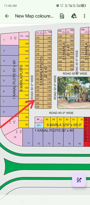 3.5 Marla Residential Plot Available For Sale In Ali Block Plot No. 127