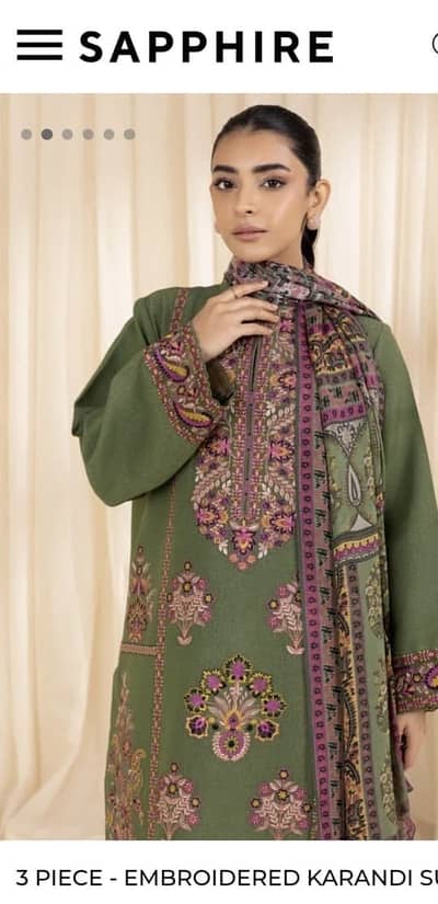 SAPPHIRE 3 PIECE SUIT