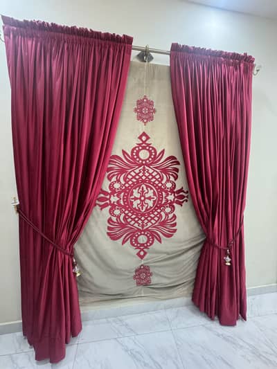 Double style curtain