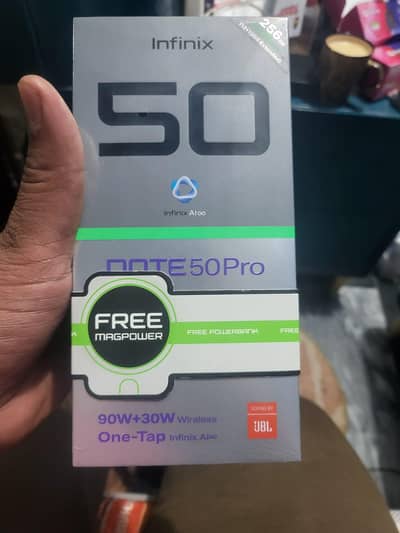 Infinix Note 50pro Box pack
