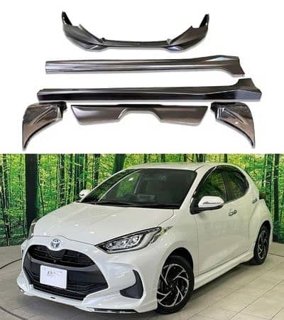 Japanese Toyota Yaris Hatchback Modellista Complete Body kit 4 Pieces