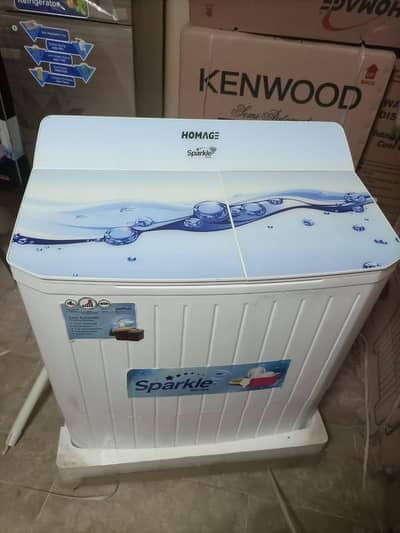 twin tub semi-automatic washing machine.