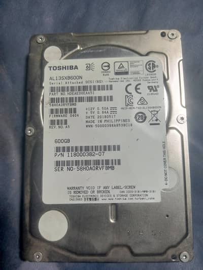 hard drive 600 GB