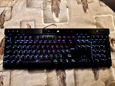Corsair K70 Pro RGB Mechanical Keyboard - PBT Keys - Fresh Condition