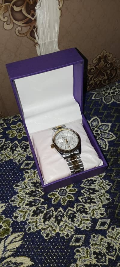 Rolex Silver White Gold