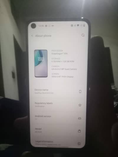 OnePlus Nord 10 5g Pta