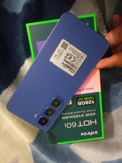 Infinix hot 60i 6+6 ram 128 rom 10by10 condition