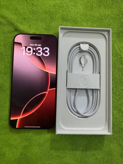 I phone 16 pro max 256 GB factory unlock UK model