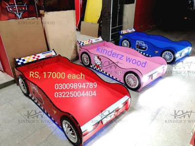 (READY STOCK) kids car shape beds, 6 feet by 3 feet