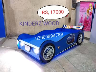 (READY STOCK) kids car shape beds, 6 feet by 3 feet