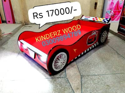 (READY STOCK) kids car shape beds, 6 feet by 3 feet