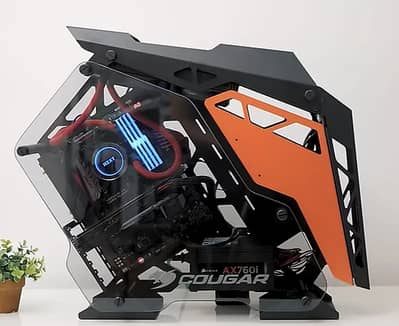Gaming PC Case Original Cougar Conquerer  + 6 RGB PC Fans & Controller