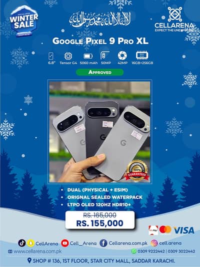 Winter Sale Google Pixel 9 Pro XL 9 Pro Fold Approved - CELLARENA