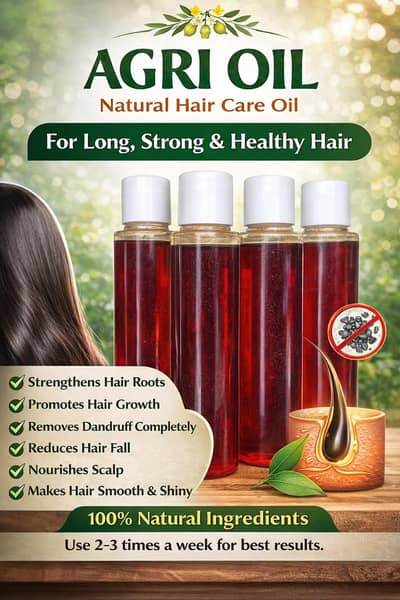 Agri Oil – Natural Hair Care Oil for Long,