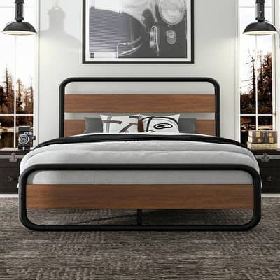 double bed / bedset / iron bed / Bed / Furniture / bed