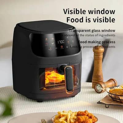 8 Liter Digital Air Fryer Large Capacity Touch Panel Oil free Cooking