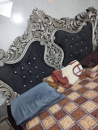 bed side table dressing with showcas