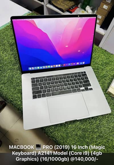 MACBOOK PRO (CORE I7 32/1000gb 2019) (4gb Graphics) Quantity Available