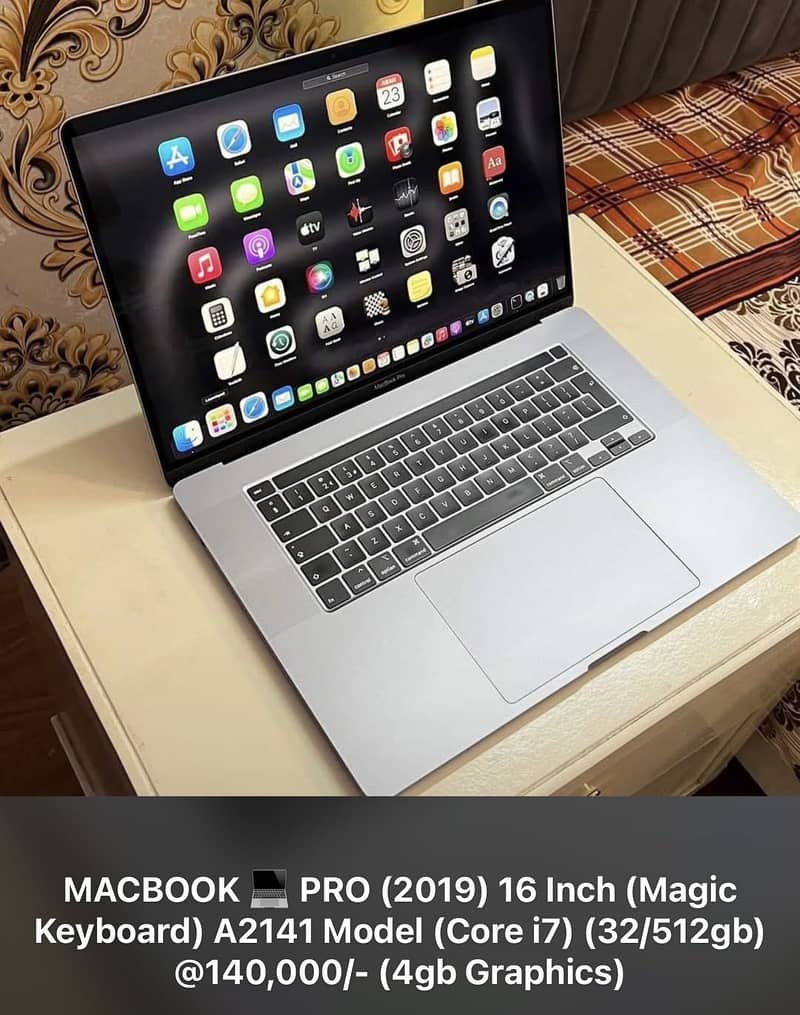 MACBOOK PRO (CORE I7 32/1000gb 2019) (4gb Graphics) Quantity Available ...