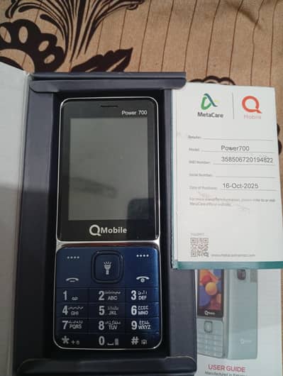 QMobile power 700 slighty use almost 10month warratty available