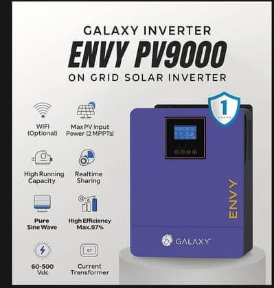 galaxy pv9000 inverter 6kw on/off grid