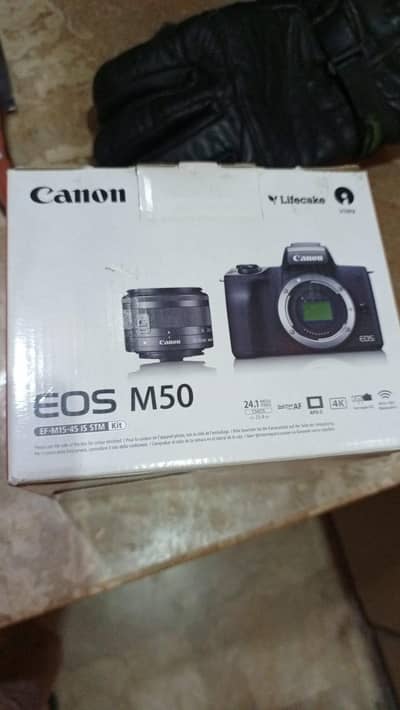 Canan M50 4k recording with kit lens 15 45