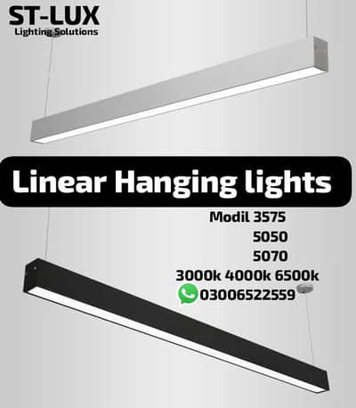 Linear Hanging lights