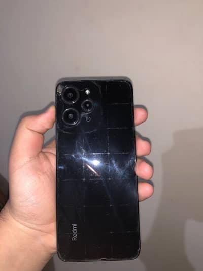 Redmi 12 Black Colour 8/128 Condition  9/10