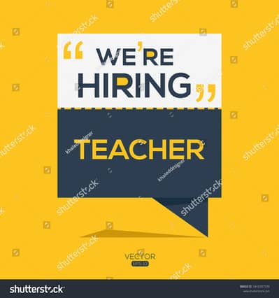 Female Teachers Required