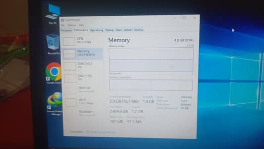 MSI _i 7_ LAPTOP 3rd gen 4 ram 250 hdd 20k