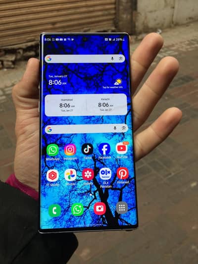 Samsung Note 10 plus 12GB 256GB Sale And exchange