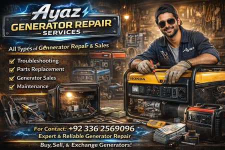 Generator repairing services/Generator repair/Home generator repair