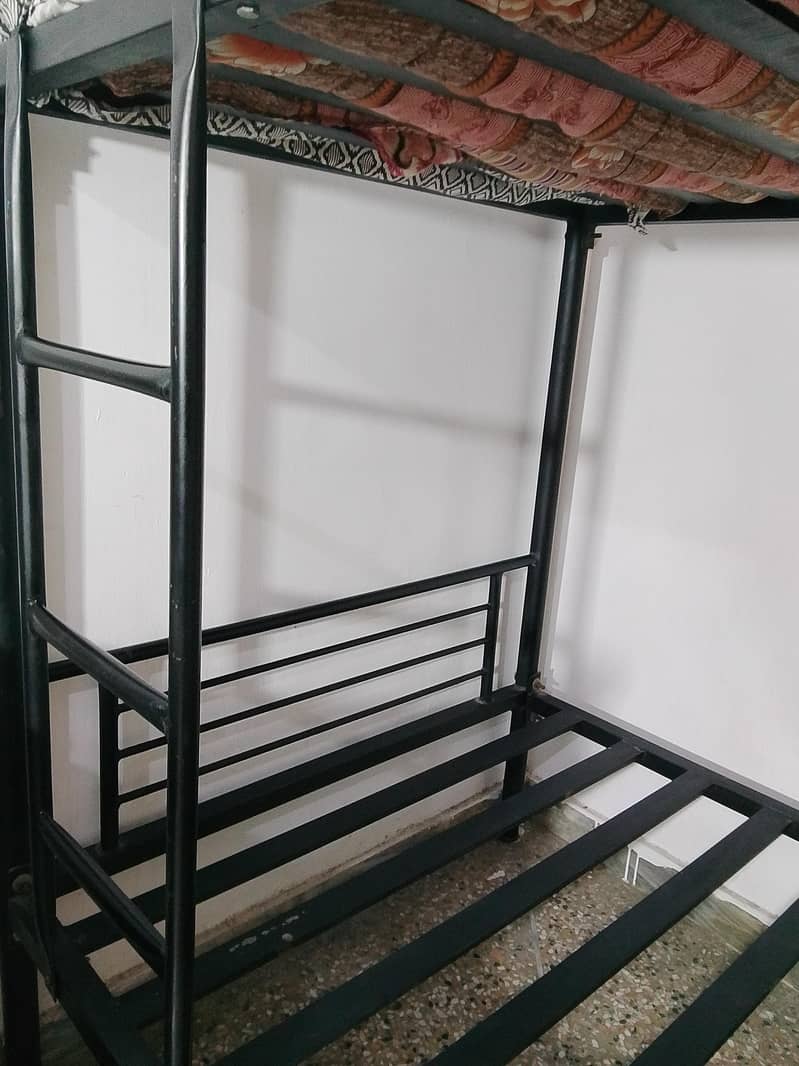 Bunk Bed, Double Single Beds, Solid Iron 2