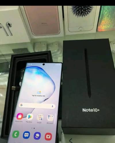 8Samsung Galaxy Note 10 plus 512 GB RAM 256 GB memory