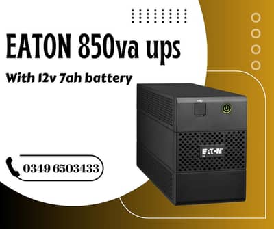 EATON 850va ups  With 12v 7ah battery