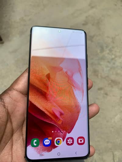 samsung s21 ultra with box 12gb 256gb single sim (pa-ch)approved