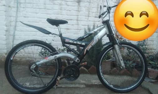 Full size imported double suspension Gears cycle for sale.