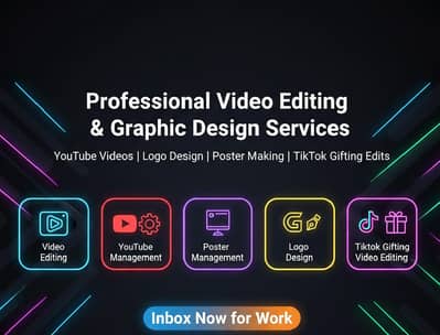 i am poster maker , logo maker YouTube channel or video editor