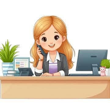 Receptionist Required(Female)