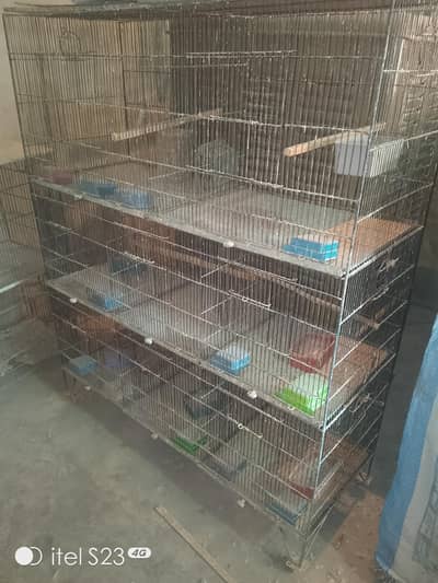 8 portion fixed cage