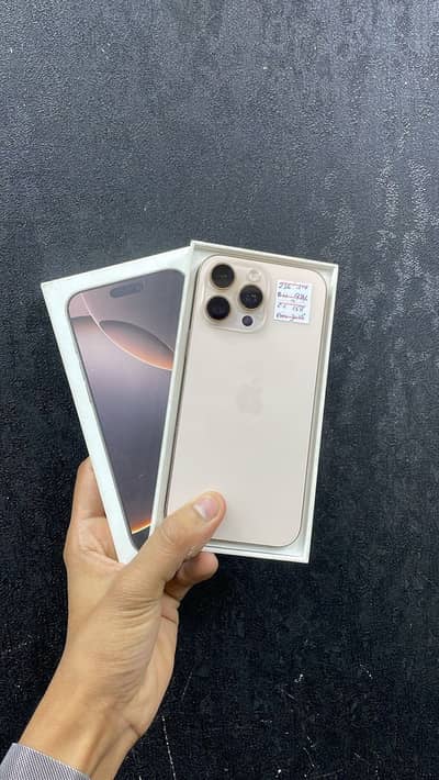 Apple iPhone 16 pro max 256 gb with box