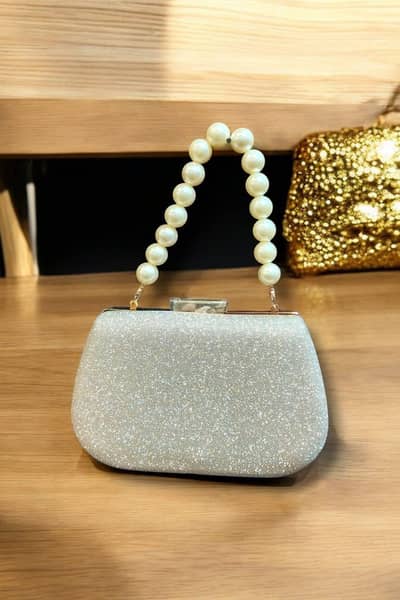 Wedding Fancy Clutche | 1 PC  Silver and Golden
